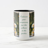 デイジーフラワー妖精 ツートーンマグカップ (中央)