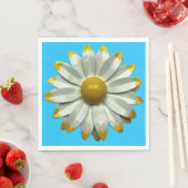 デイジーフラワー – フローラ春サマー庭園の結婚式 スタンダードランチョンナプキン (インサイチュ)