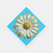 デイジーフラワー – フローラ春サマー庭園の結婚式 スタンダードランチョンナプキン (角)
