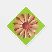 デイジーフラワー – フローラ春サマー庭園の結婚式 スタンダードランチョンナプキン (角)