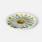 デイジーフラワー – フローラ春サマー庭園の結婚式 ペーパープレート (アングル)