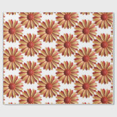 デイジーフラワー – フローラ春サマー庭園の結婚式 ラッピングペーパー (フラット)