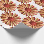 デイジーフラワー – フローラ春サマー庭園の結婚式 ラッピングペーパー (角)