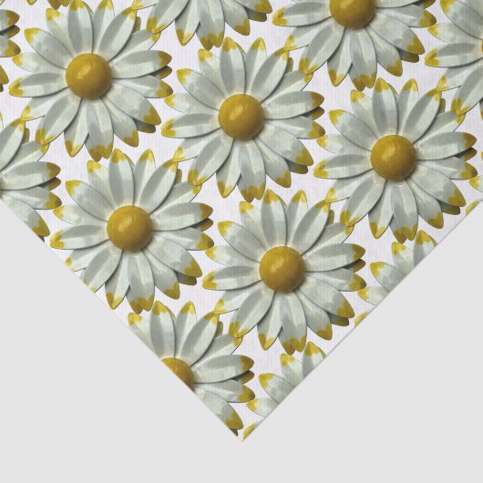 デイジーフラワー – フローラ春サマー庭園の結婚式 薄葉紙 (詳細)