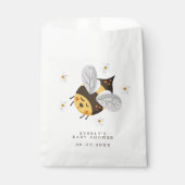 デイジーフラワー（昆虫）マルハナバチビーグリーンベビーシャワー フェイバーバッグ (正面)