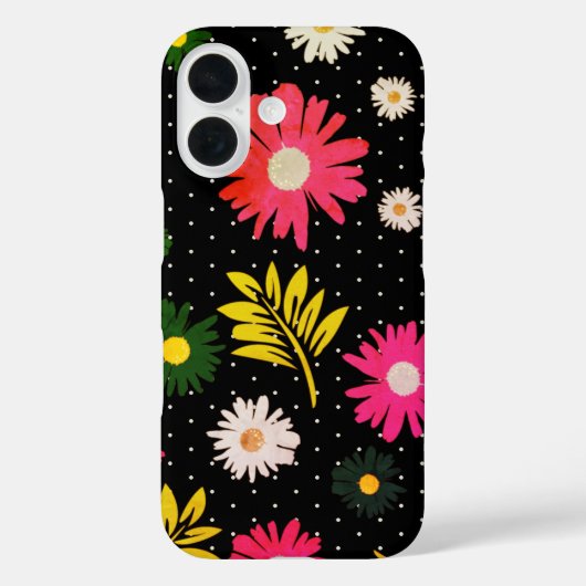 デイジーフローラと離れ植物学デザイン Case-Mate iPhoneケース (裏面)
