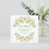 デイジーフローラの移動告知 招待状 (スタンド正面)