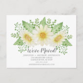 デイジーフローラの移動告知 案内ポストカード (正面)