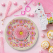 デイジーフローラカスタム紙プレート9イン ペーパープレート (パーティー)