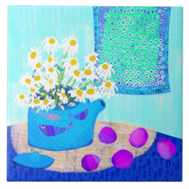 デイジーフローラセラミックキッチンタイル タイル