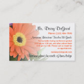 デイジーフローラピーシー先生情報 名刺 (正面)