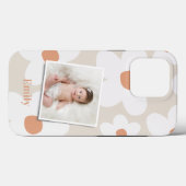 デイジーフローラボホレトロテラコッタ自然写真 Case-Mate iPhoneケース (裏面 (横))