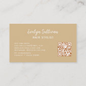 デイジーフローラレター頭髪名刺 名刺 (裏面)