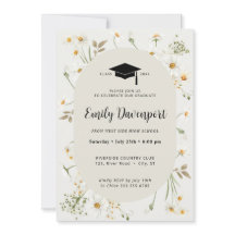 デイジーフローラ卒業写真の背面