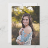 デイジーフローラ卒業写真の背面 招待状 (裏面)