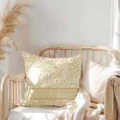 デイジーフローラ名前をカスタムする クッション