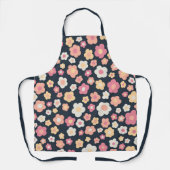 デイジーフローラ春イースターユニークパステルはっきりした エプロン (正面)