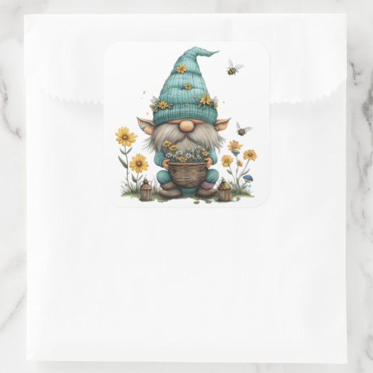 デイジーフローラ格言 スクエアシール (バッグ)