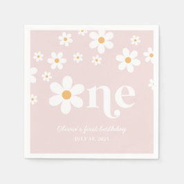 デイジーフローラ第1誕生日 スタンダードカクテルナプキン