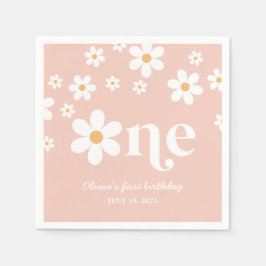 デイジーフローラ第1誕生日 スタンダードカクテルナプキン