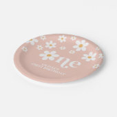 デイジーフローラ第1誕生日 ペーパープレート (アングル)