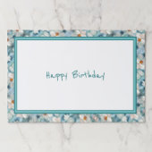 デイジーフローラ紙ランチョンマット ペーパーパッド (正面)