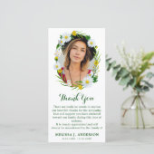 デイジーフローラ記念写真悔やみや弔慰葬儀 サンキューカード (スタンド正面)