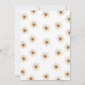 デイジーフローラ誕生日パーティーの招待 招待状 (裏面)