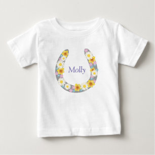 デイジーフローラ馬蹄用衣服 ベビーTシャツ