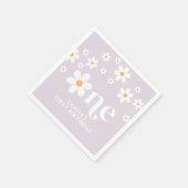 デイジーフローラ1歳の誕生日ナプキン スタンダードカクテルナプキン (角)