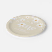 デイジーフローラ1st誕生日紙プレート ペーパープレート (アングル)