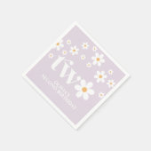 デイジーフローラ2nd誕生日ナプキン スタンダードカクテルナプキン (角)