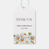 デイジーブライダルシャワー感謝していユーラベル ギフトタグ (正面)