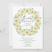 デイジーブライダルシャワー、フローラフローラブランチ 招待状 (正面)
