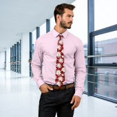 デイジーブラックパーソナライズイニシャル ネクタイ