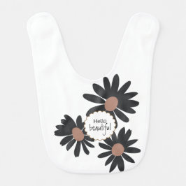 デイジーブラックピンクフローラ ベビービブ