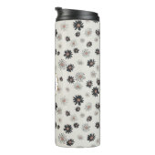 デイジーブラックピンク花柄 タンブラー (回転右)