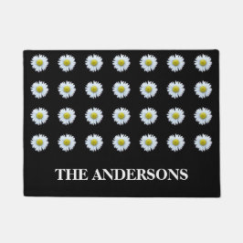 デイジーブラック ドアマット