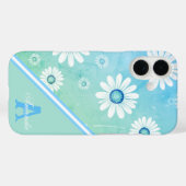 デイジーブルーム:ミニマリストフラワーパターン Case-Mate iPhoneケース (裏面 (横))