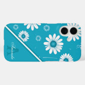 デイジーブルーム：ミニマリスト フラワーパターン Case-Mate iPhoneケース (裏面 (横))