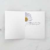 デイジーブーケと蝶の名前の日 カード (内部)