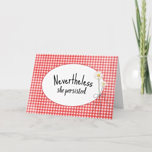 デイジーブーケオンジンガム カード (正面)