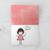 デイジーブーケオンジンガム カード (内部)