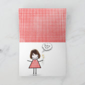 デイジーブーケオンジンガム カード (内部)