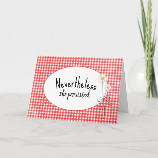 デイジーブーケオンジンガム カード (正面)