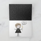 デイジーブーケオン水玉模様 カード (内部)