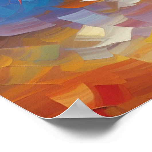 デイジーブーケデライトフローラポスター ポスター (角)