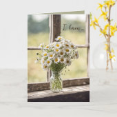 デイジーブーケ考えインウインドウズオブユー カード (黄色い花)