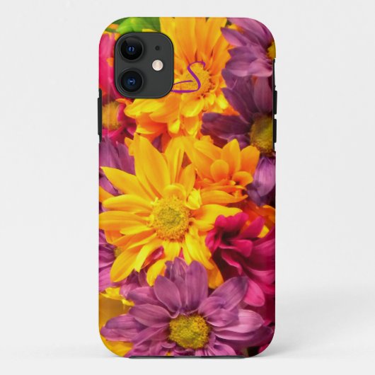 デイジーブーケ2 iPhone 5ケース*モノグラム* Case-Mate iPhoneケース (裏面)