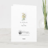 デイジーブーケ – ファインアートグリーティングカード カード (裏面)